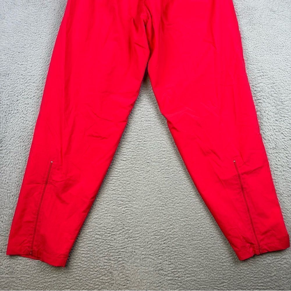 Mizuno Windbreaker Pants Adult Large Pink Swishy Drawstring Mesh Lined Nylon NEW - Picture 6 of 16